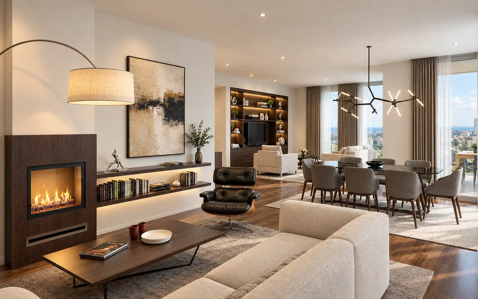 Portfolio 3d rendering dubai interior house